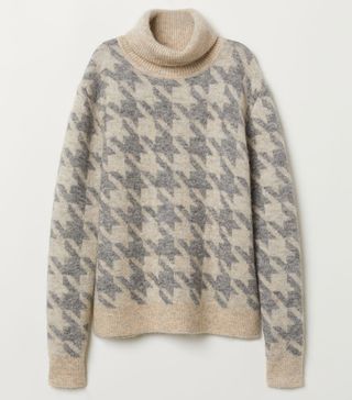 H&M + Knitted Polo-Neck Jumper