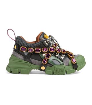 Gucci + Flashtrek Sneakers With Removable Crystals