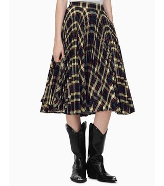 Calvin Klein Collection + Pleated Skirt