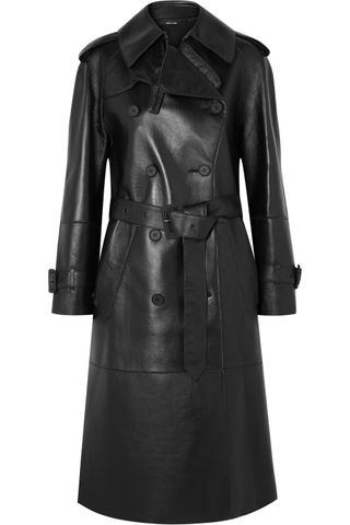 Maison Margiela + Leather Trench Coat