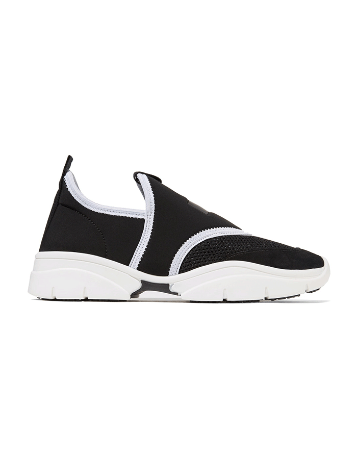 Isabel Marant + Kaisee Mesh and Neoprene Slip-On Sneakers