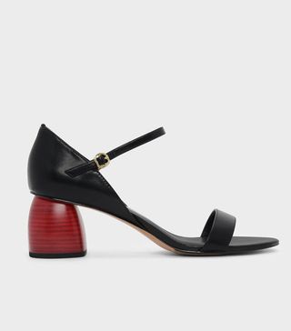 Charles & Keith + Stacked Heel Sandals