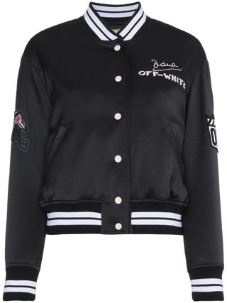 Off-White + Bomber Jacket With Eagle Detail