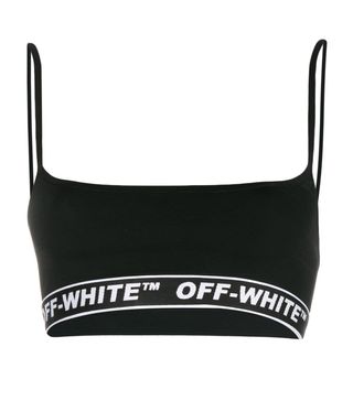 Off-White + Branded Triangle Bra