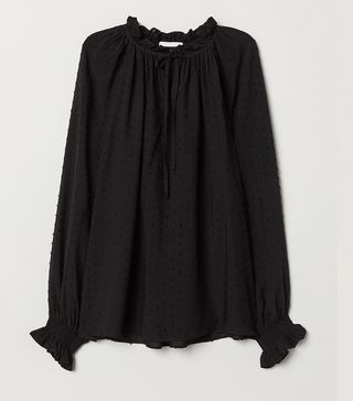 H&M + Blouse with Smocking