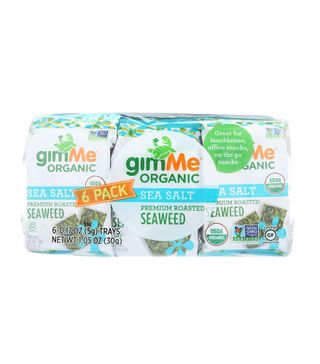 Gimme Organic + Roasted Seaweed Snack, Sea Salt (6 pack)