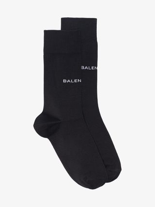 Balenciaga + Logo Printed Socks