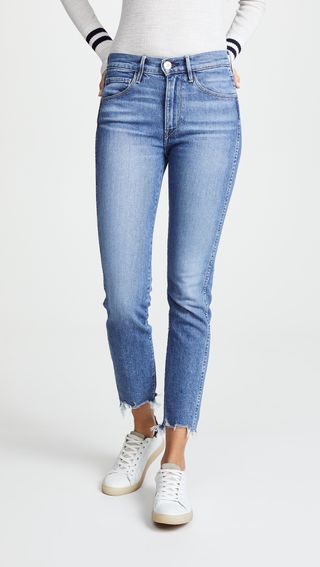3x1 + W3 Straight Authentic Crop Jeans