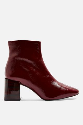 Topshop + Marlene Heeled Leather Boots