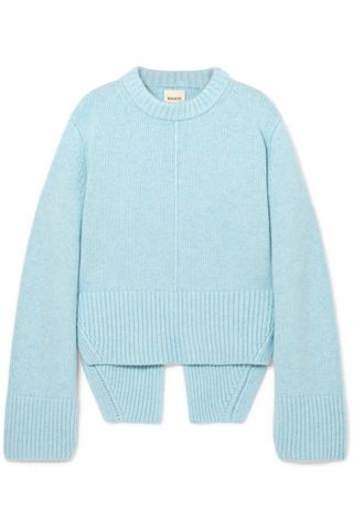 Khaite + Virginia Asymmetric Cashmere Sweater