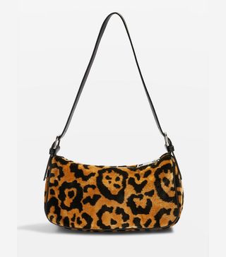 Topshop + Kenya Leopard-Printed Shoulder Bag