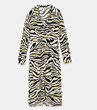 Zara + Zebra-Print Dress