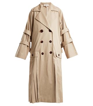 Isa Arfen + Oversized Pleated Trench Coat