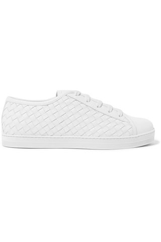 Bottega Veneta + Intrecciato Leather Sneakers