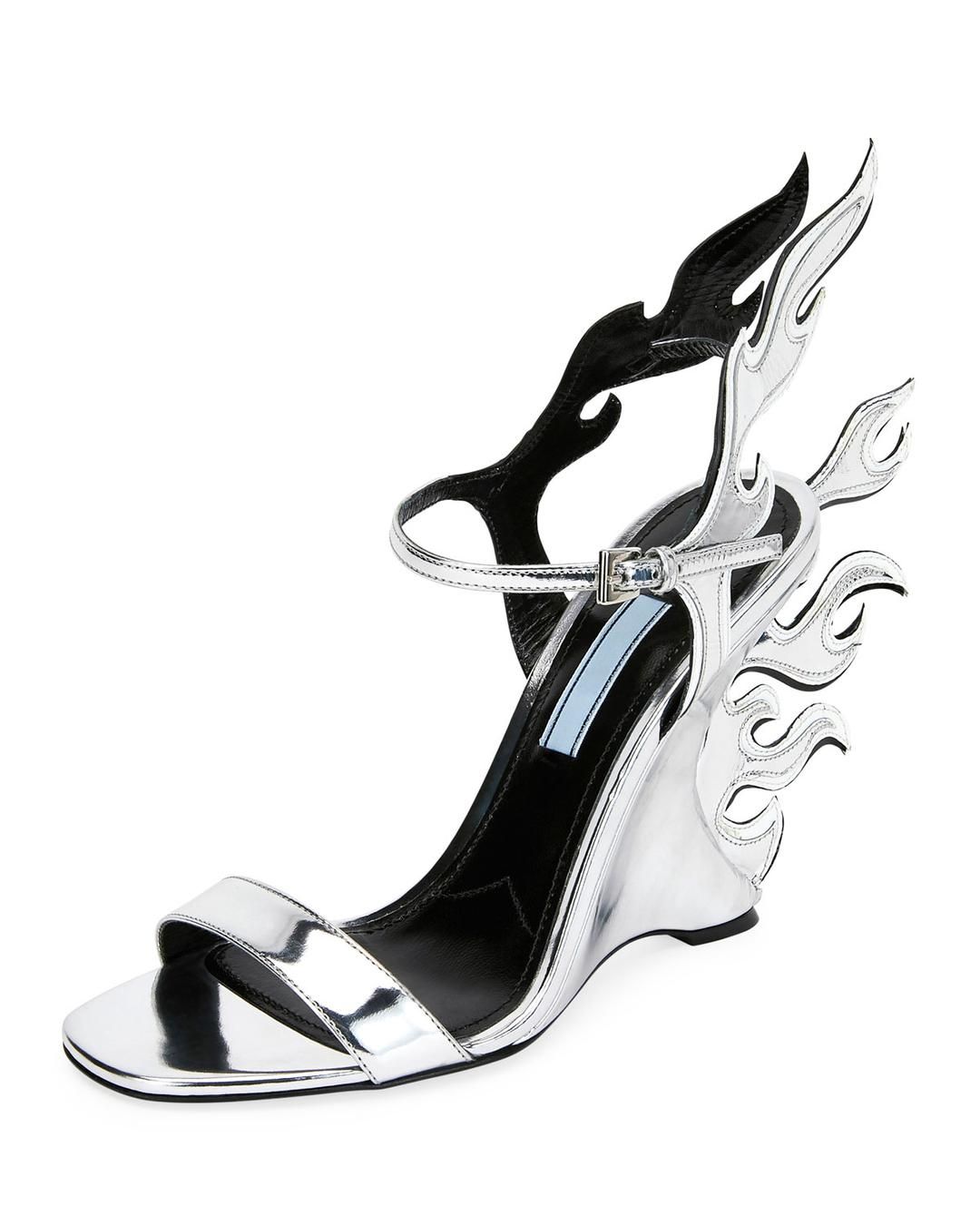 Prada Flame Sandals