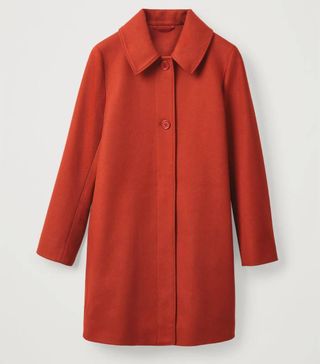 COS + Single-Breasted Wool Cashmere Coat
