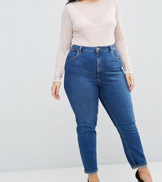ASOS + Farleigh High Waist Slim Mom Jeans