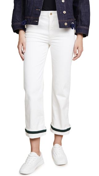 Carven + Flared Cuff Jeans