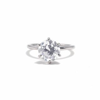 Ashley Zhang + Victoria Old European Cut Engagement Ring