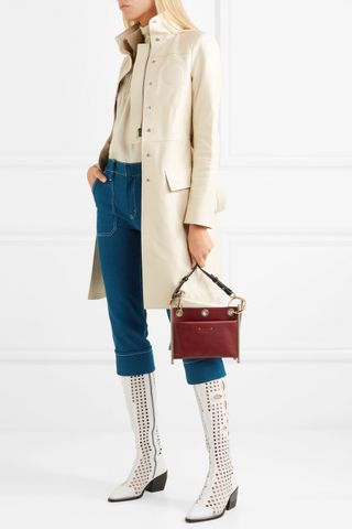 Chloé + Cropped High-Rise Skinny Jeans