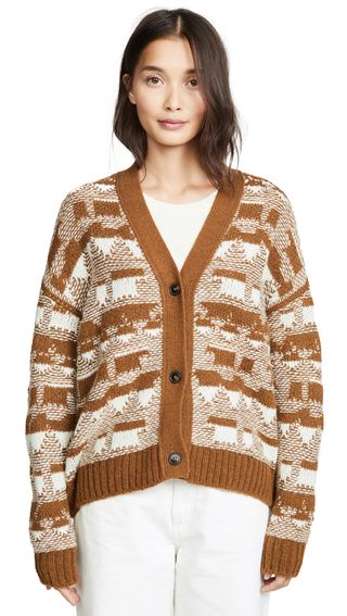 Closed + Patterned Cardigan