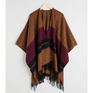 & Other Stories + Wool Blanket Poncho