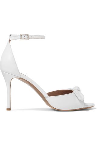 Tabitha Simmons + Mimi Bow-Embellished Leather Sandals