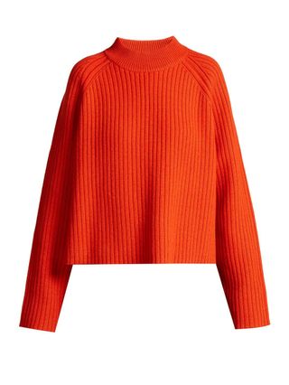 Proenza Schouler + Ribbed Wool-Blend Sweater