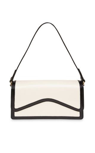 Rylan + Baguette Two-Tone Leather Shoulder Bag