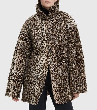 Collina Strada + Shelter Faux Leopard Jacket
