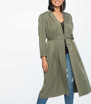 Eloquii + Soft Trench With Belt