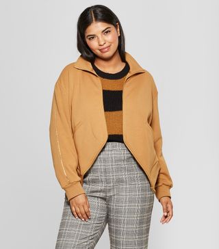 Who What Wear + Two Way Zip Bomber Jacket