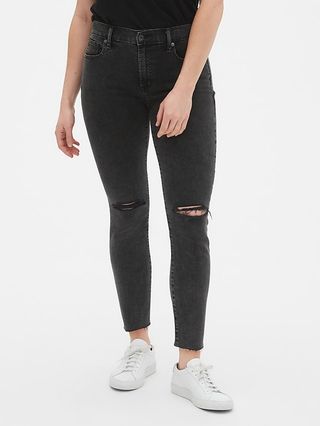 Gap + Mid Rise True Skinny Ankle Jeans