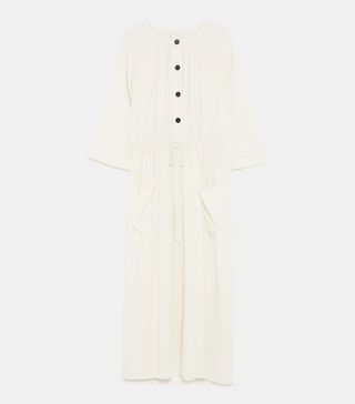 Zara + Midi Dress With Pockets