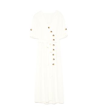 Zara + Midi Dress With Buttons