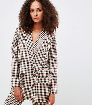 ASOS Design + Tailored Heritage Check Blazer