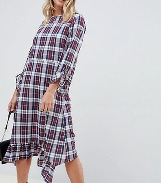 ASOS Design + Soft Trapeze Midi Dress