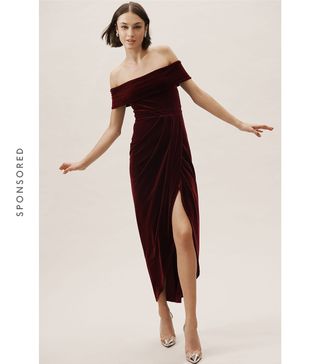 Bhldn + Edison Velvet Dress