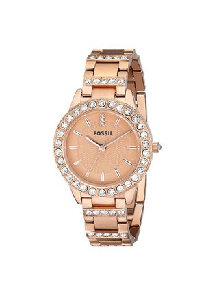Fossil + 34mm Jesse Rose Stainless Steel Watch