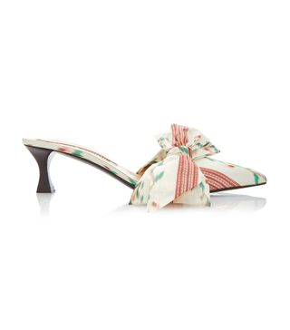 Tabitha Simmons for Brock Collection + Silk Bow Mules