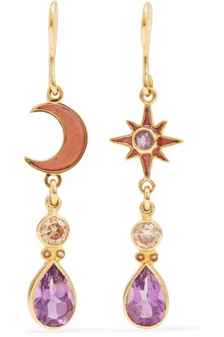 Percossi Papi + Gold-Plated and Enamel Multi-Stone Earrings