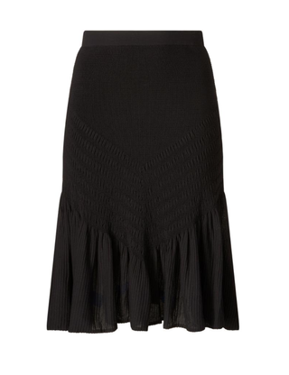 Jonathan Simkhai + Smocked Knit Midi Skirt