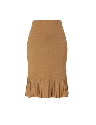 Victor Glemaud + Double Knit Skirt with Pleats