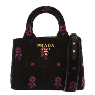 Prada + Black and Fuchsia Grab Bag