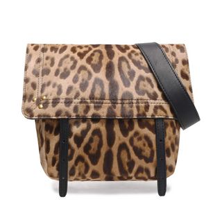 Jérôme Dreyfuss + Leopard-Print Calf Hair Shoulder Bag