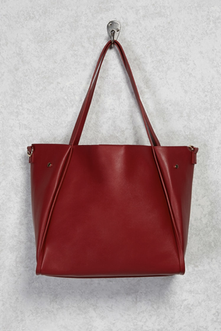 Forever 21 + Faux Leather Tote Bag