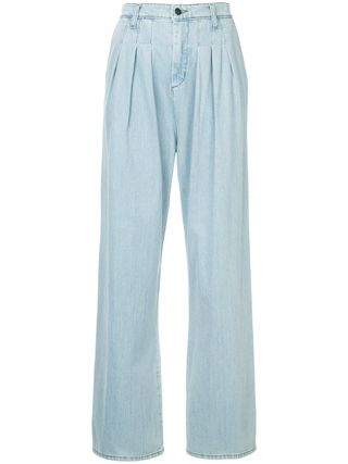 Strateas Carlucci + Pleated Denim Jeans