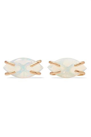 Melissa Joy Manning + 14-Karat Gold Opal Earrings