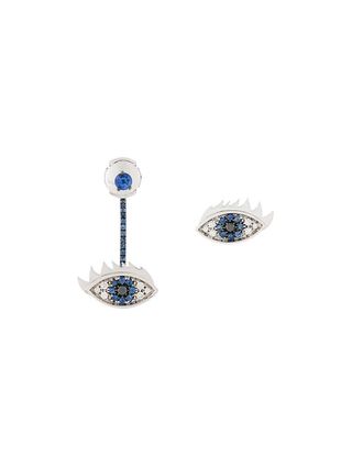 Delfina Delettrez + Eyes on Me Diamond and Sapphire Earrings