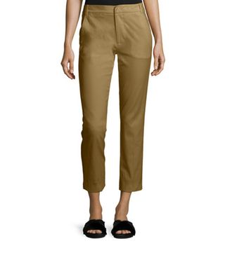 Vince + Coin-Pocket Straight-Leg Cropped Chino Pants